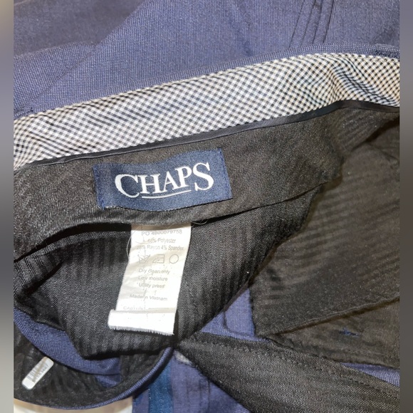 Chaps navy slacks - Picture 3 of 4